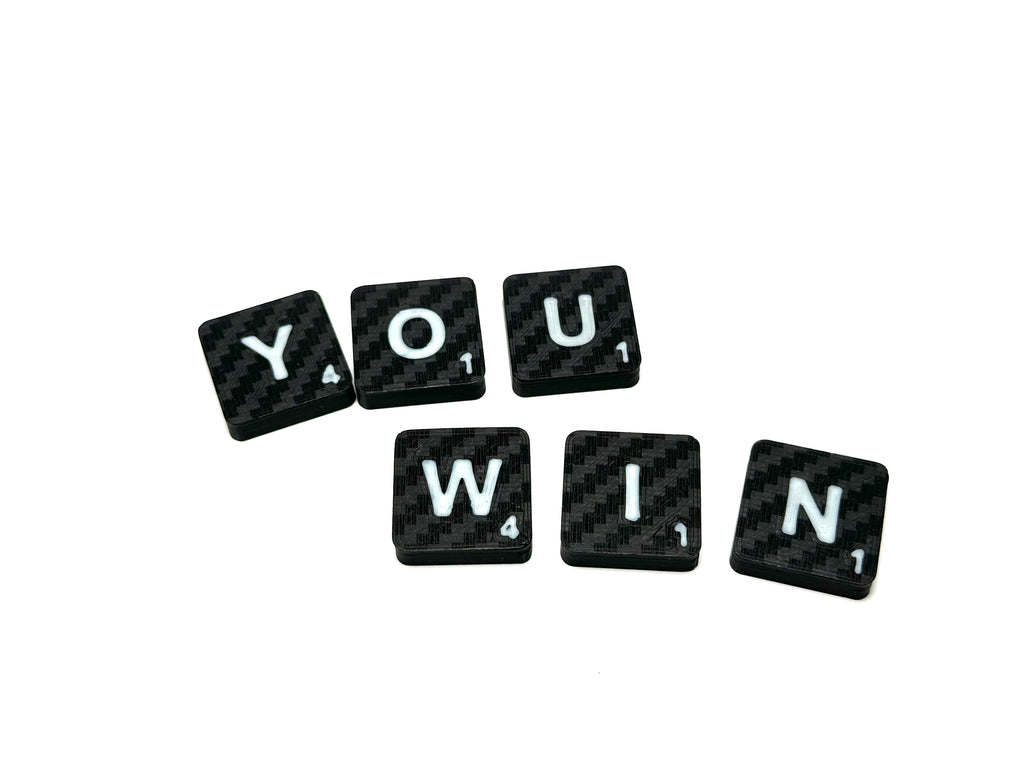 Carbon Fibre Effect Tile Set
