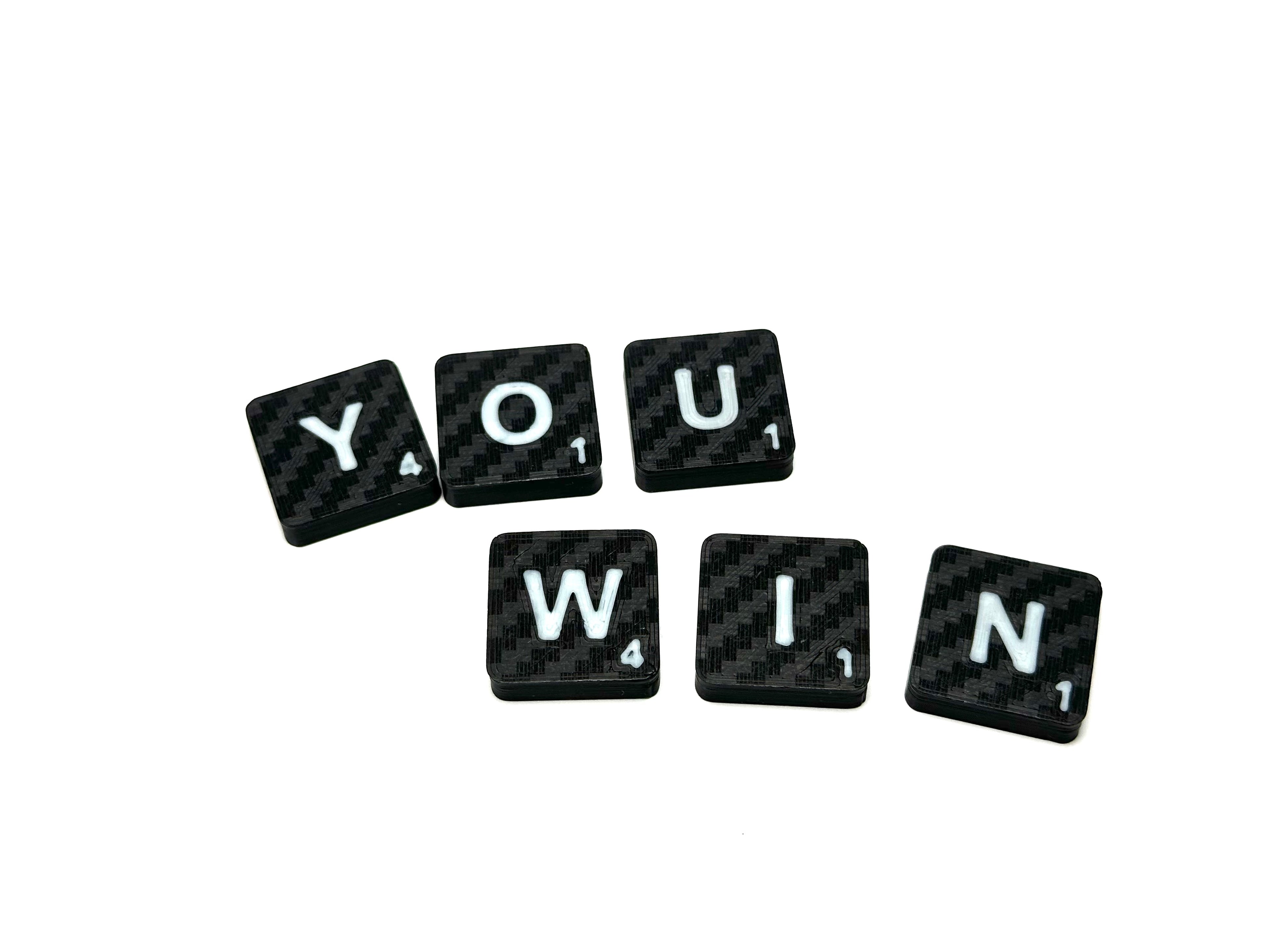 Carbon Fibre Effect Tile Set